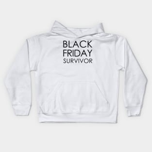 black friday survivor Kids Hoodie